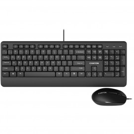 Комплект клавиатура+мышь Canyon CNE-CSET4-RU