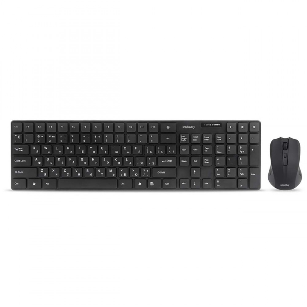 Комплект клавиатура+мышь Smartbuy ONE 229352AG Black (SBC-229352AG-K)