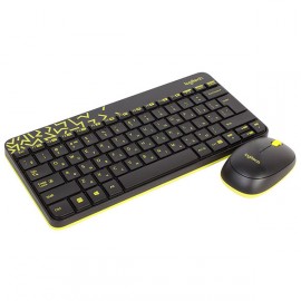 Комплект клавиатура+мышь Logitech MK240 Nano Black