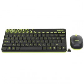 Комплект клавиатура+мышь Logitech MK240 Nano Black