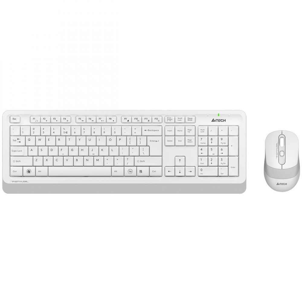 Комплект клавиатура+мышь A4Tech FStyler FG1010 White/Grey