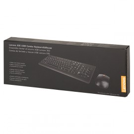 Комплект клавиатура+мышь Lenovo 300 USB Combo (GX30M39635)