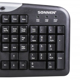 Комплект клавиатура+мышь Sonnen KB-S110 (511284)