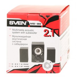 Колонки компьютерные 2.1 Sven MS-80 Black