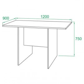 Стол приставной для переговоров Сокол Меб.фабрика СПР-04 Венге