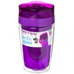 Контейнер для продуктов Sistema To-Go Twist 'n' Sip Tea 370мл Violet (21476)