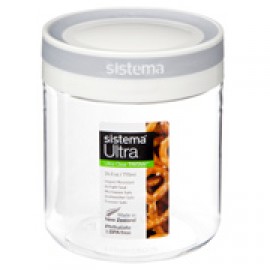 Контейнер для продуктов Sistema Ultra Tritan Round 770мл White (51350)