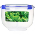 Контейнер для продуктов Sistema KLIP IT Lettuce Crisper 3,5 л Blue (1490)