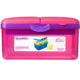 Контейнер для продуктов Sistema Lunch Quaddie 1.5л Red (3970С6)