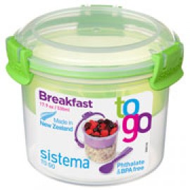 Контейнер для продуктов Sistema To-Go Breakfast 530мл Green (21355)