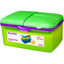 Контейнер для продуктов Sistema Lunch Quaddie 1.5л Green (3970С6)