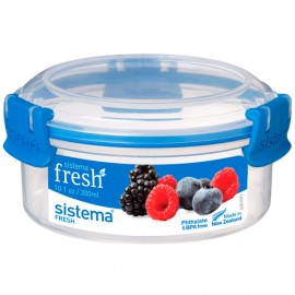 Контейнер для продуктов Sistema Round Fresh 300мл Marine Blue (921303) 