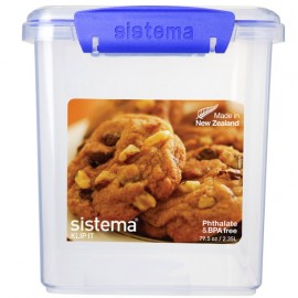 Контейнер для продуктов Sistema KLIP IT Cookie Tub 2.35л Blue (1334)