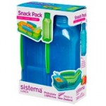 Контейнер для продуктов Sistema Lunch Snack Pack 475мл Blue (1596)