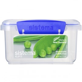 Контейнер для продуктов Sistema KLIP IT Lunch Plus 1.2л Blue (1650)