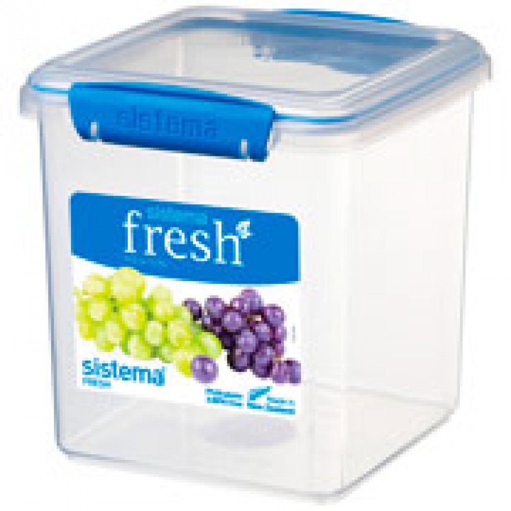 Контейнер для продуктов Sistema Square Fresh 2.35л Marine Blue (921334)