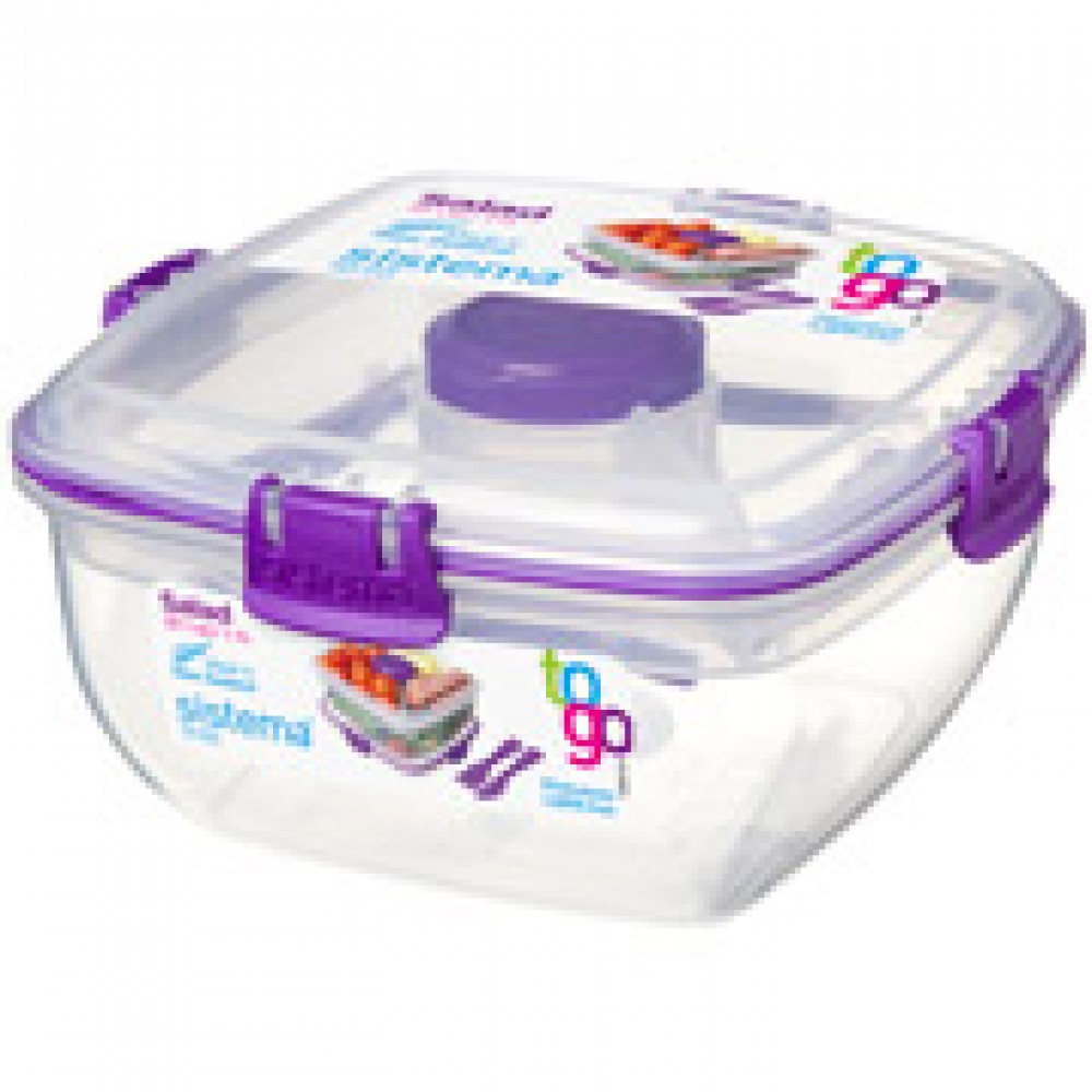 Контейнер для продуктов Sistema To-Go Salad 1.1л Violet (21356)