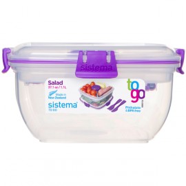 Контейнер для продуктов Sistema To-Go Salad 1.1л Violet (21356)