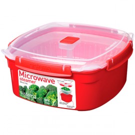 Контейнер для продуктов Sistema Microwave Steamer 3.2л Red (1103)