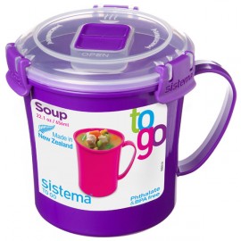 Контейнер для продуктов Sistema To-Go Soup Mug 656мл Violet (21107) 