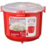 Контейнер для продуктов Sistema Microwave Rise Steamer 2.6л Red (1110)