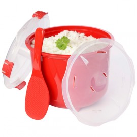 Контейнер для продуктов Sistema Microwave Rise Steamer 2.6л Red (1110)