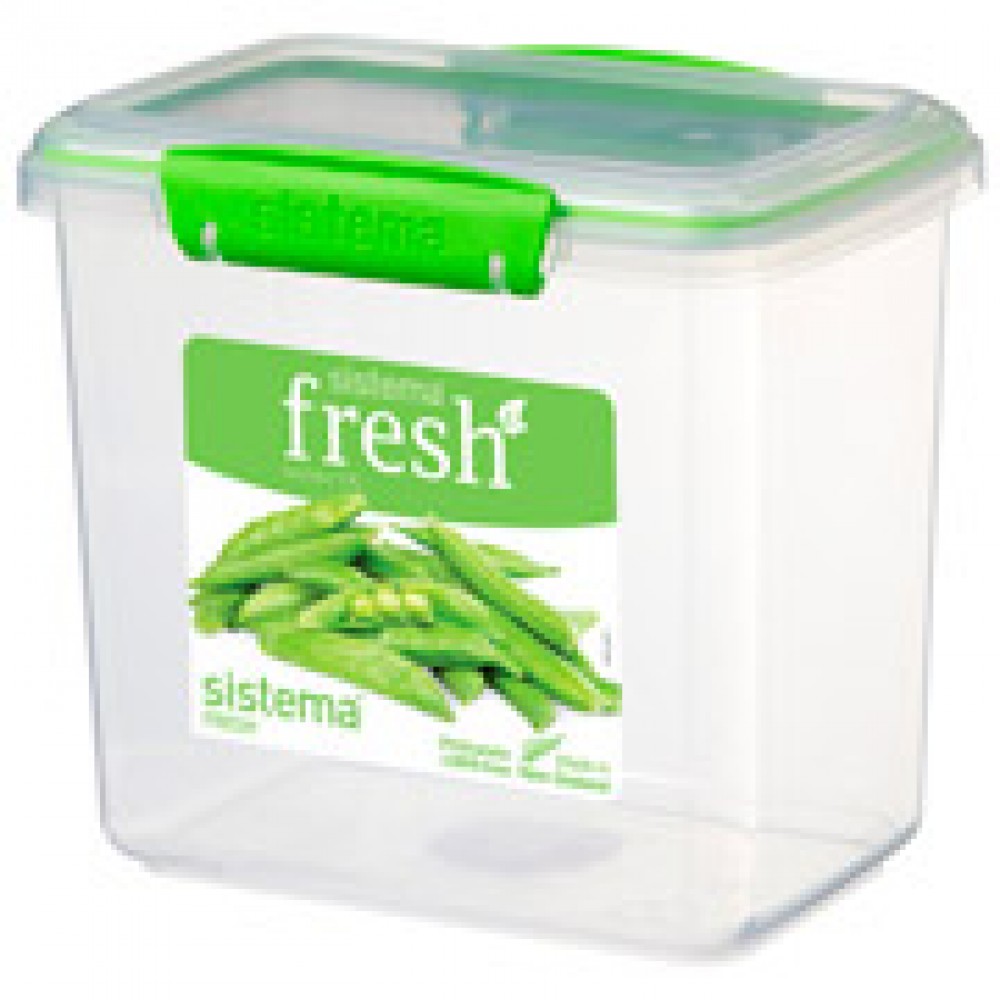 Контейнер для продуктов Sistema Rectangle Fresh 1.9л Lime Green (951680)