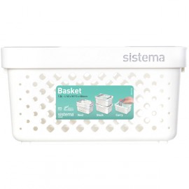 Корзина универсальная Sistema Home Basket 1.2л White (51205)