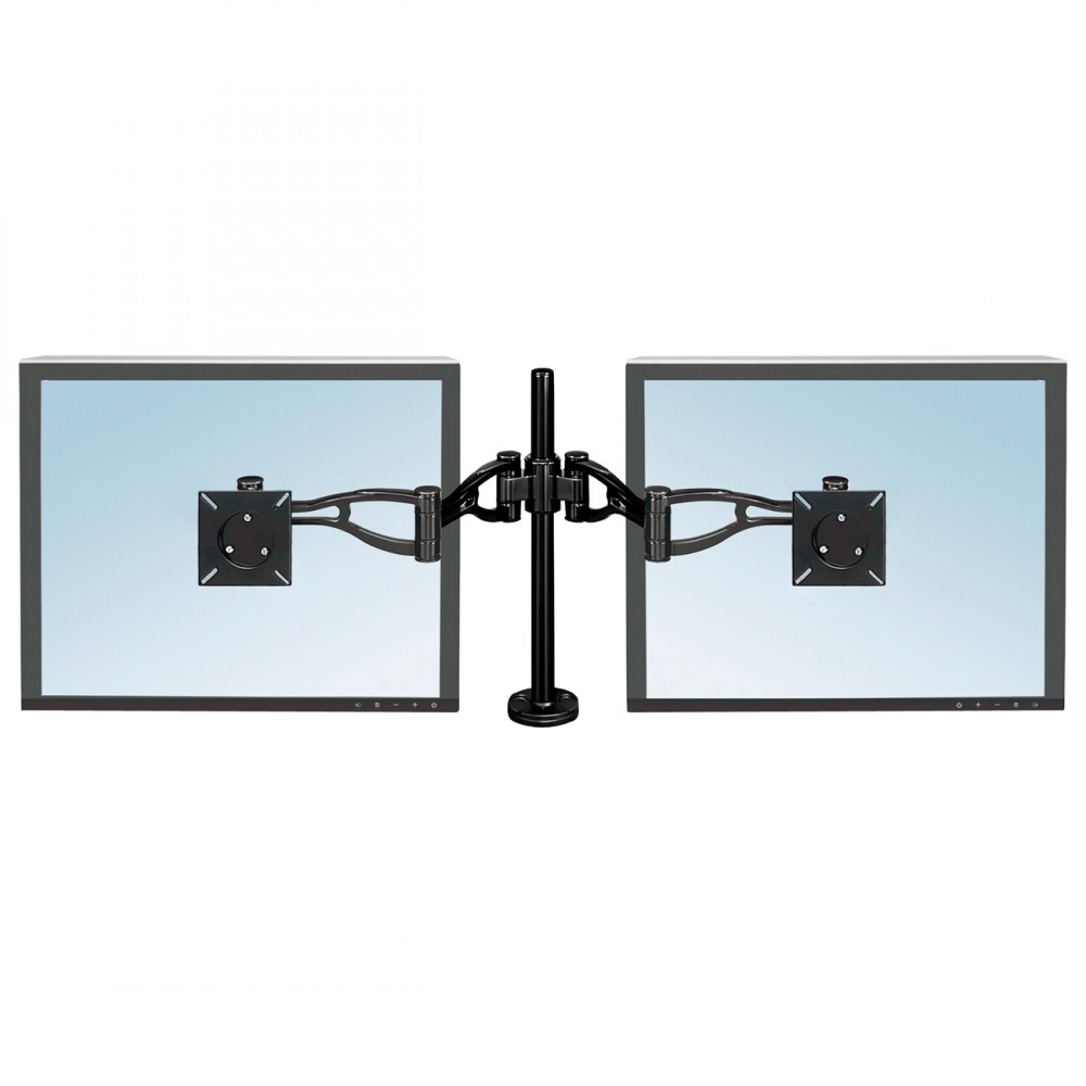 Кронштейн для монитора Fellowes DEPTH ADJUSTABLE DUAL MONITOR ARMS (CRC80417)