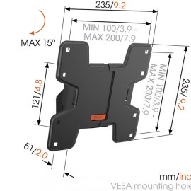 Кронштейн для ТВ наклонный Vogel's TILT W50610