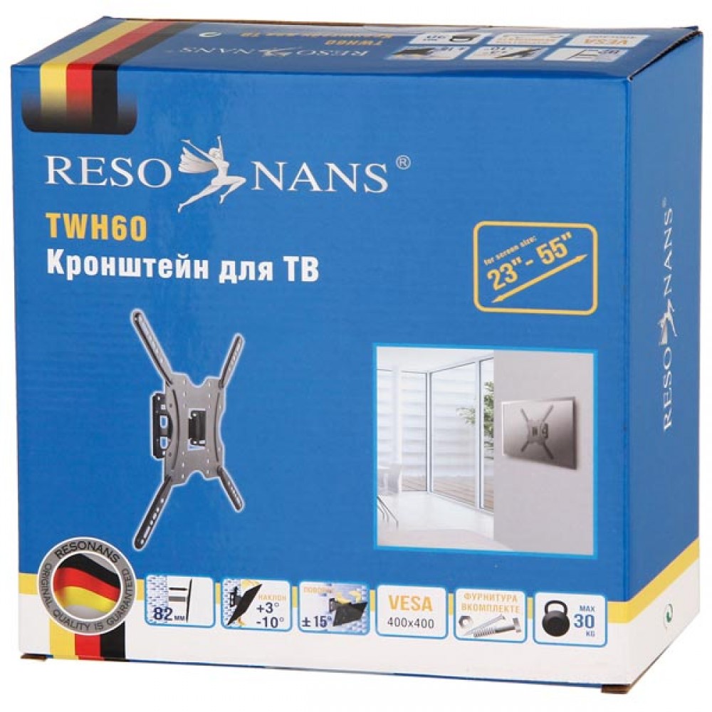 Кронштейн для ТВ наклонно-поворотный Resonans TWH60