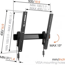 Кронштейн для ТВ наклонный Vogel's TILT W50710