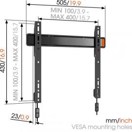 Кронштейн для ТВ фиксированный Vogel's FLAT W50070