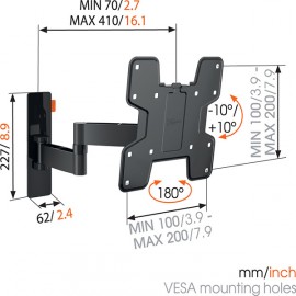 Кронштейн для ТВ наклонно-поворотный Vogel's W53060