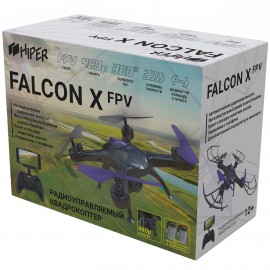 Радиоуправляемый квадрокоптер HIPER HQC-0003 Falcon X (FPV 0.3Mpix WiFi)