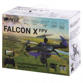 Радиоуправляемый квадрокоптер HIPER HQC-0003 Falcon X (FPV 0.3Mpix WiFi)