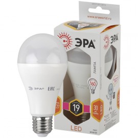 Лампа LED ЭРА A65-19W-827-E27