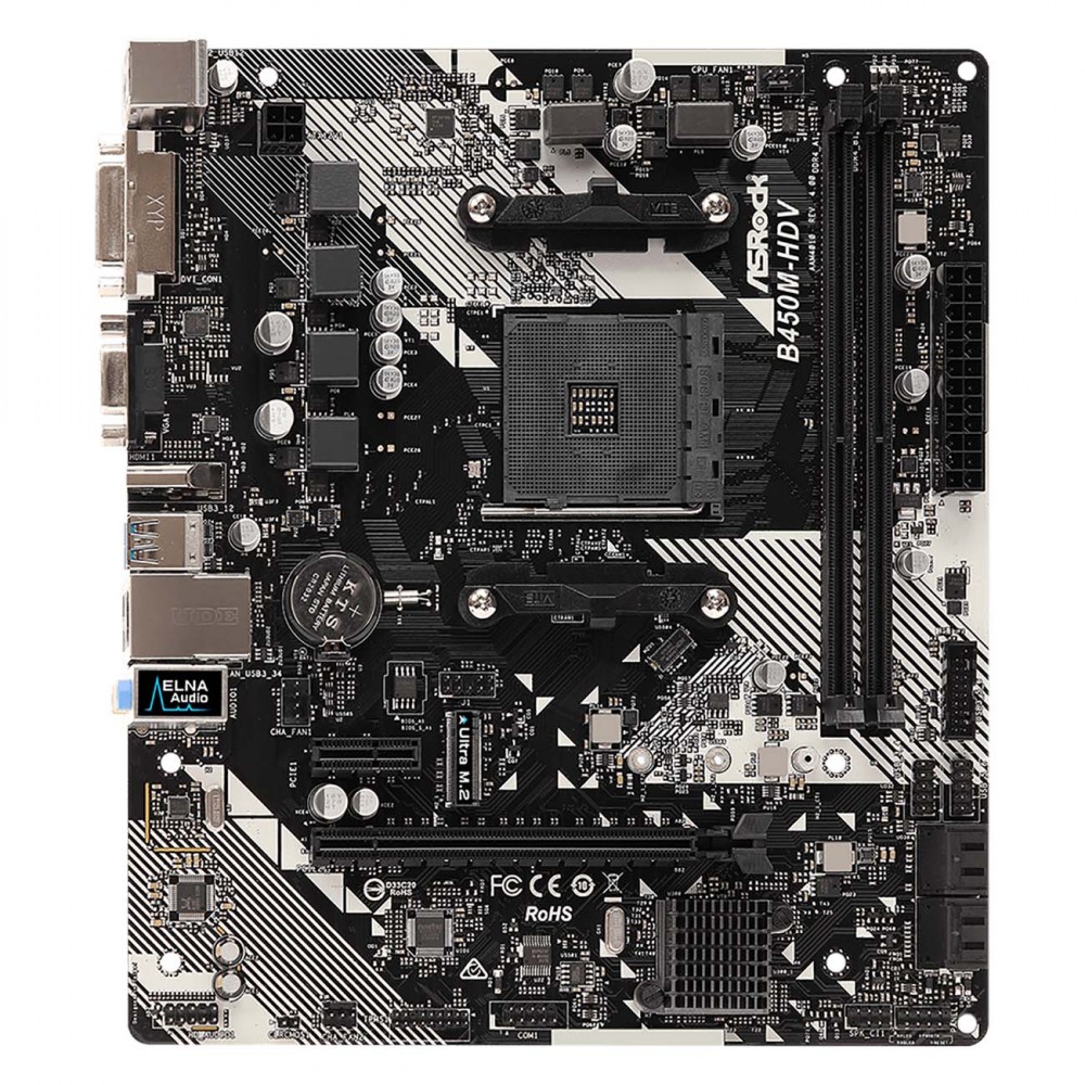 Материнская плата ASRock B450M-HDV R4.0