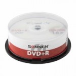 DVD+R диск Sonnen 4,7GB 16x Cake Box 25шт (513532)