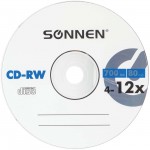 CD-RW диск Sonnen 700Mb 4-12x Bulk 50шт.