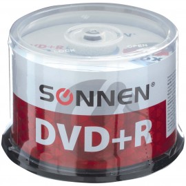 DVD-R диск Sonnen 47Gb 16x Cake Box 50шт. 