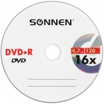 DVD-R диск Sonnen 47Gb 16x Cake Box 50шт.