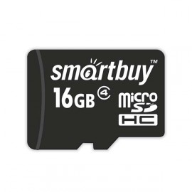 Карта памяти MicroSD Smartbuy 16GB Сlass 4 (SB16GBSDCL4-00)