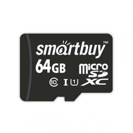 Карта памяти MicroSD Smartbuy 64GB Class 10 UHS-1 (SB64GBSDCL10-00)