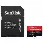 Карта памяти MicroSD SanDisk 128GB ExtremePro UHS-I U3 V30 SDSQXCY-128G-GN6MA