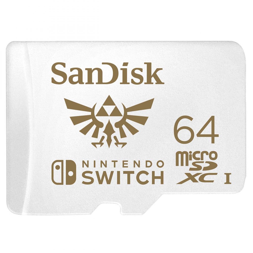 Карта памяти MicroSD SanDisk 64GB for Nintendo Switch (SDSQXAT-064G-GNCZN)