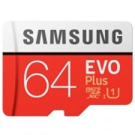 Карта памяти MicroSD Samsung 64GB EVO plus (MB-MC64HARU)