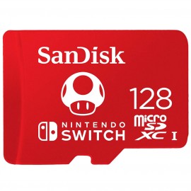 Карта памяти MicroSD SanDisk 128GB for Nintendo Switch (SDSQXAO-128G-GNCZN)