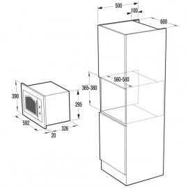 Встраиваемая микроволновая печь Gorenje BM235CLB