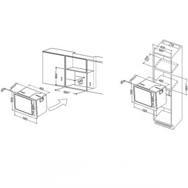 Встраиваемая микроволновая печь Hotpoint-Ariston MWHA 122.1 X